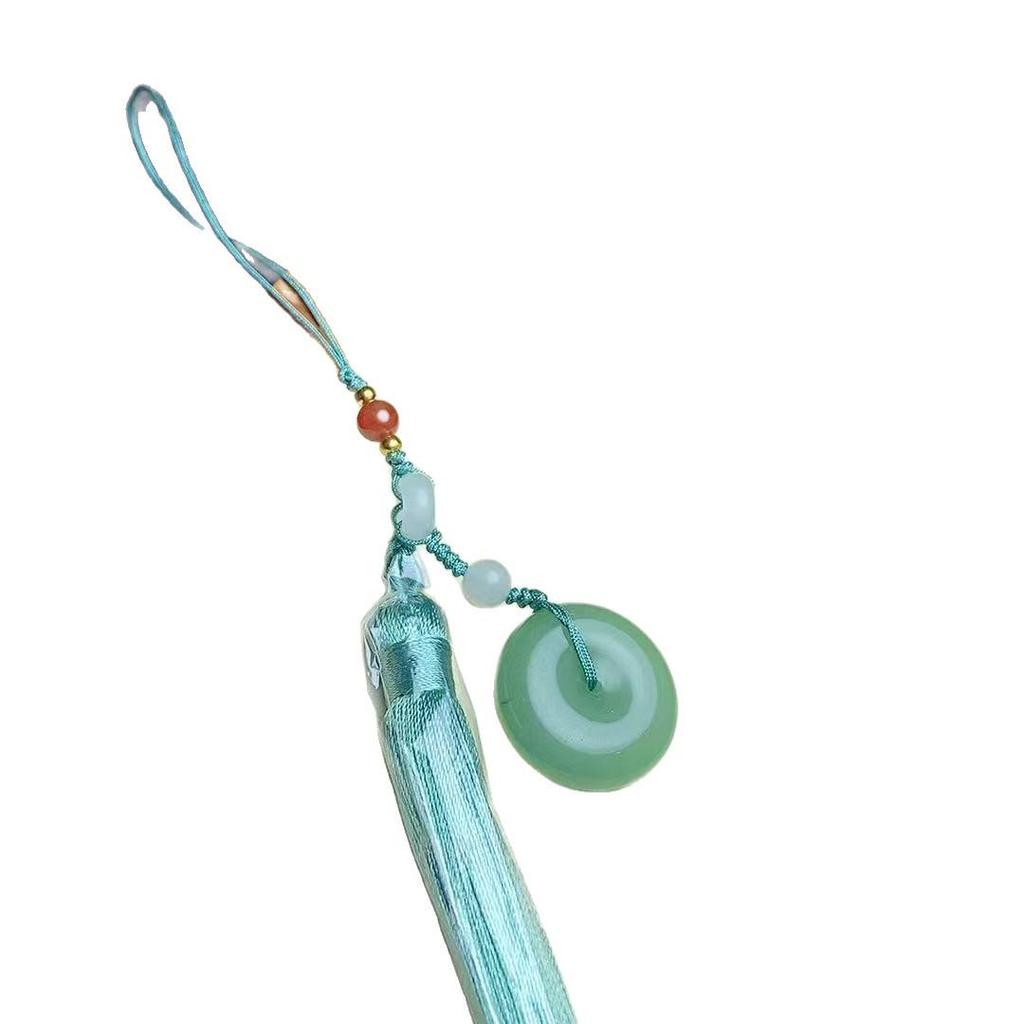 Dongling Jade Ping An Kou Phone Pendant - Simple, Versatile, Fashionable Ornament Accessory