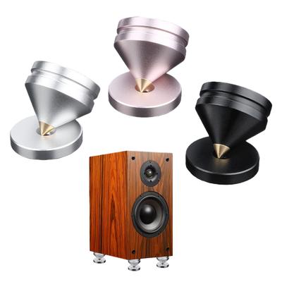 Alloy Speaker Damping Pad For HiFi Systems Enhances Bass Stable Anti Slip Speaker Isolation Feet
