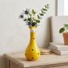 Hand Painted Cartoon Giraffe Resin Vase Novelty Cute Animal Flower Holder  Desktop Decor