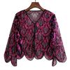 Bead Sequins Detailed Shawl Scarf for Special Occasion Unique Sequined Accessory for Trendy Outfits