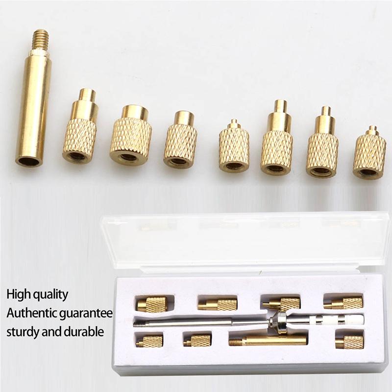 Piuliță de lipit cu vârf de fier, vârf de fier, inserție cu filet intern, M2-M8, kit de inserție cu piuliță de alamă topită, inserție termică Ts100