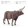 Pvc Farm Detailed Animal Models With Realistic Swiss Brown Cow And Strong Bull Longhorn