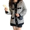 Korean Style CC Cream Sweater Coat for Women - 2021 Autumn/Winter, Loose Mid-Length Knit Cardigan