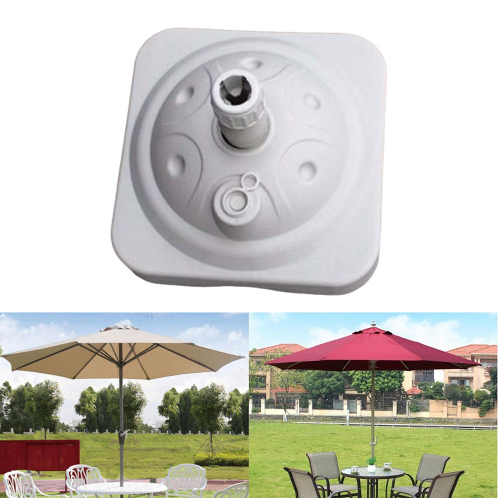 

Umbrella Base, Square Support with Water Filling System, 10 Kg Capacity, Made of PP for Outdoor Use білий