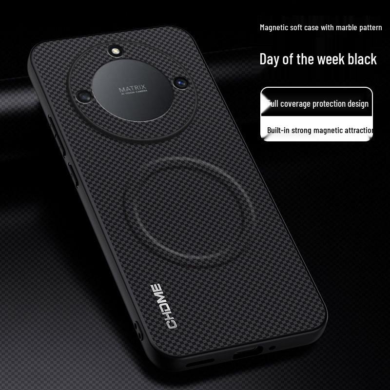 Honor X40/X40i Protective Case: Full Coverage, Anti-drop, High-end Design with Magnetic Buckle & Textured Finish