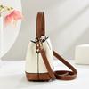 IELGY Ladies Messenger Bag Fashion Contrast Color Portable Bucket Bag