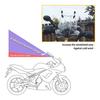 Clip On Motorcycle Windshield  Spoiler Wind Screen Deflector EOA
