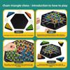 Childrens Puzzle Toy Chain Triangle Challenge With Plastic Material For Parent Child Interactive Play
