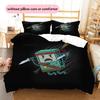 BMO  Pattern Bedding Quilt Set  Home Decoration  Gift (1 * duvet cover + 2 * pillowcase  without core)