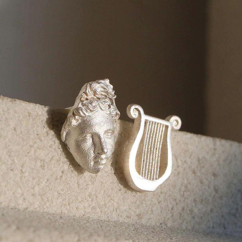 

Асимметричные серьги Аполлон Лира Вечеринка Серьги-подвески Стильные, Идеальные для вечеринок и музыкальных фестивалей