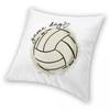 Volleyball Game Day Square Pillowcase Polyester Linen Velvet Printed Zip Decor Pillow Case Sofa Cushion Cover 18"