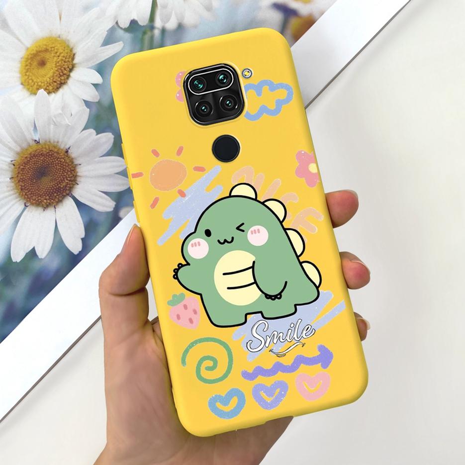For Xiaomi Redmi Note 9 Case Cute Dinosaur Cartoon Cover Soft Silicone Phone Case For Redmi Note 9 Pro Max Note9 S Fundas Bumper