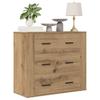 Vidaxl Cabinet, Artisan Oak, 80X33X70 Cm, Wood-Based Material