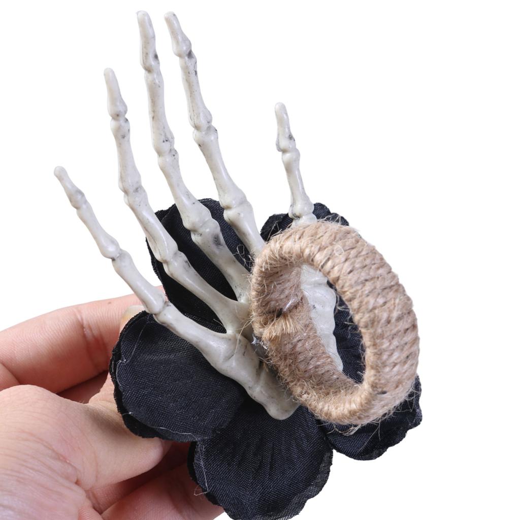 6PCS Plastic Tissue Rings Leaf Tissue Rings Tissue Buckle Table Decorations Plastic Texture Suitable for Holiday Party