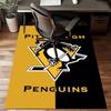 Pittsburgh Penguins Hockey Team Floor Mat for Living Room, Game Rooms, Office, Bedroom, Office Floor Mat Playful Design, Christmas Fan Gifts
