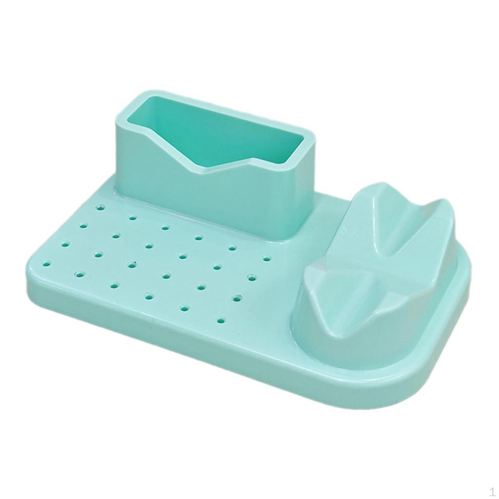 Nagelkunst Polieren Schleifen Organizer 20 Löcher Fräserhalter Maniküre Werkzeugkoffer Große Kapazität