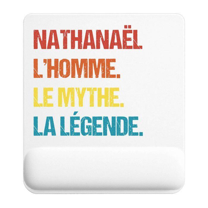 Tapis de souris - PLANETEE - Nathanaël Mythe Légende Vintage - 22x18 cm - 3 mm - Surface lisse antidérapante