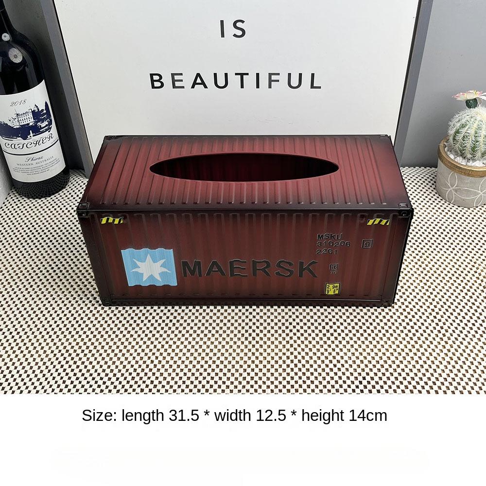 

Ретро-индустриальный стиль Контейнер Коробка для салфеток Домашняя Гостиная Утюг Креативный Рабочий Стол Украшения Ресторан Бумажная Коробка Украшения