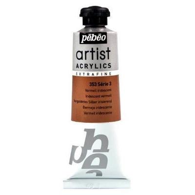 Acrylic Paint - Pébéo - 908353 - Iridescent Vermeil - 37 Ml - Extra Fine