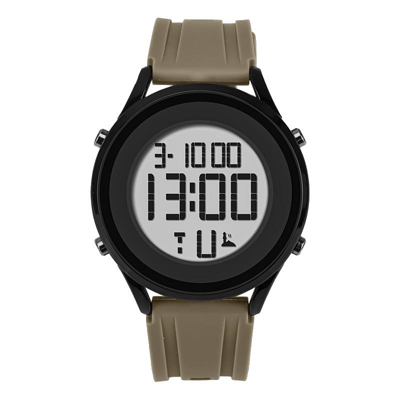 Outdoor Sport Digital Watch For Men Waterproof Large Screen Countdown Alarm Wrist Watch Silicone Band Student Electronic Clock