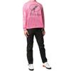 WE11DONE Classic Large Logo Loose Fit Round Neck Printed Long Sleeve T-Shirt Unisex Tops Pink WD-TP4-20-712-U-PK