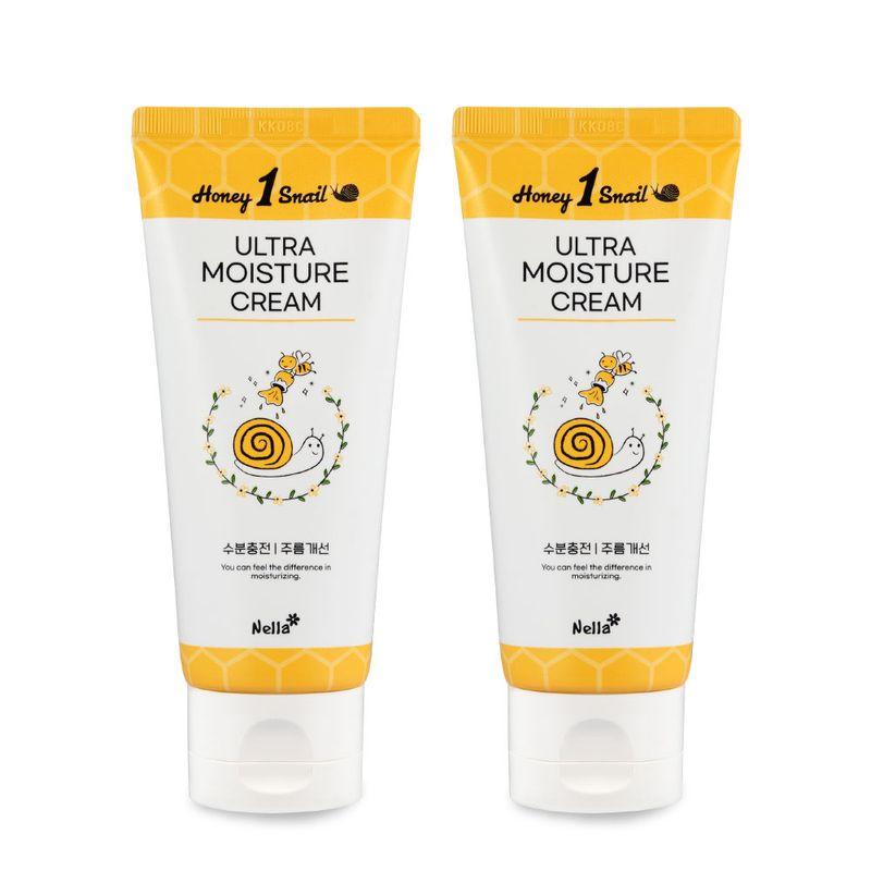 Honey One Snail Snail Cream Tube Type 100g * 2