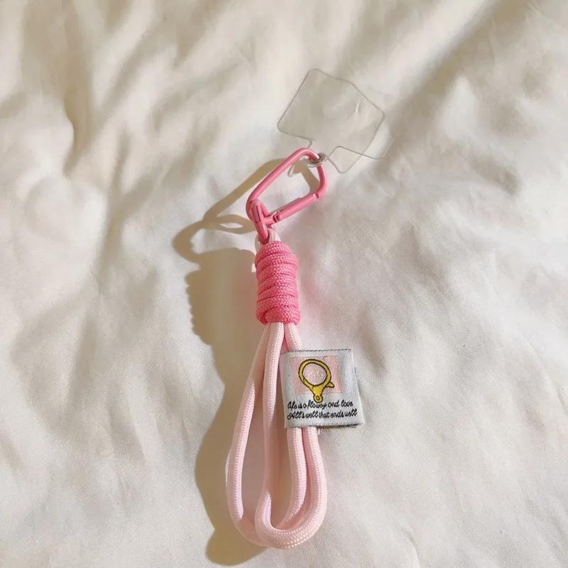 Braided Color-matching Mobile Phone Lanyard Multi-functional Key Chain Mobile Phone Backpack Rope Hanging Ornaments Accessories