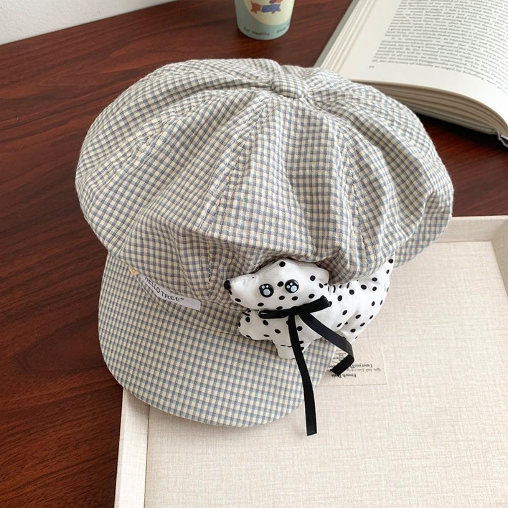 

Корейские облачные береты Y2k шляпа художника модные восьмиугольные кепки женские серый