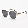 Round Frame UV Resistant Glasses Classic Driving Sunglasses Lightweight Casual Eyewear  Travel