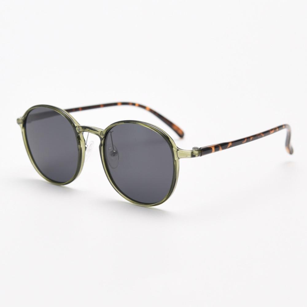 Round Frame UV Resistant Glasses Classic Driving Sunglasses Lightweight Casual Eyewear  Travel