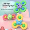 Infant Spinner Toy Pack With Plastic Material For Bath And Classroom Fun