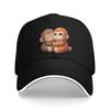 Baby Macaque Hugging Plush Cute Monkey Punch Baseball Cap  Hiking Fishing SunProof Trucker Hat UnisexTeens  Cute Baseball Caps