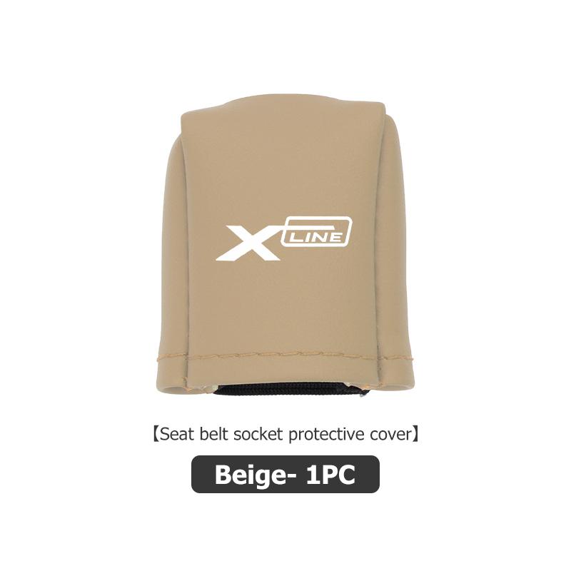 For KIA Universal Car Logo Seat Belt Buckle Protect Cover Anti Scratch Accessories Cerato Proceed Venga Stonic Picanto Sorento zqdtx40 vngk1