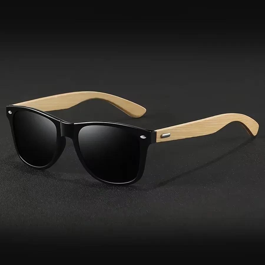 Polarized Bamboo Sunglasses Men Wooden Sunglasses Women Brand Designer Mirror Original Wood Sun Glasses retro masculino
