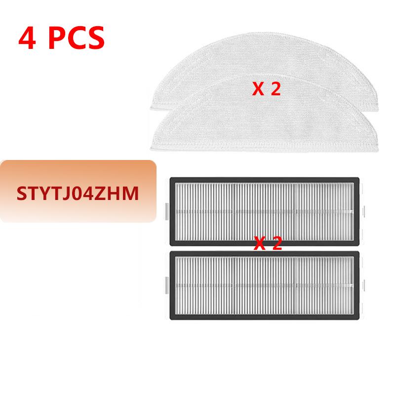 For Xiaomi Mi STYTJ04ZHM Vacuum Cleaner Replacement Spare Accessories Parts Main Side Brush Hepa Filter Robot Mop Cloth