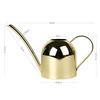 (Gold) Stainless Steel Long Spout Watering Can for Flowers and Plants, Small Watering Can, Gardening Tool, 450ml 16.9oz