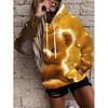 Womens Oversized Hooded Sweatshirt With Botanical Cartoon Print Loose Fit Comfortable Casual Top 2025