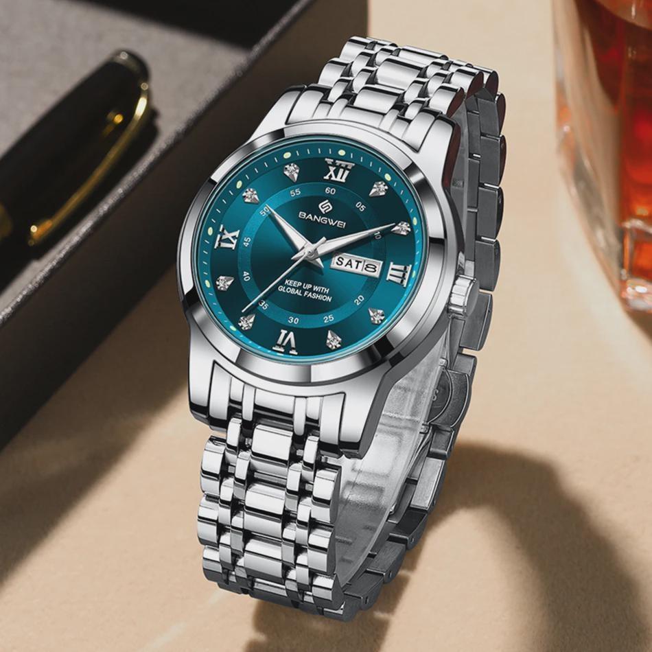 Simple Elegant Design Quartz Watch Diamond Watch For Women Creative Steel Waterproof Wristwatch