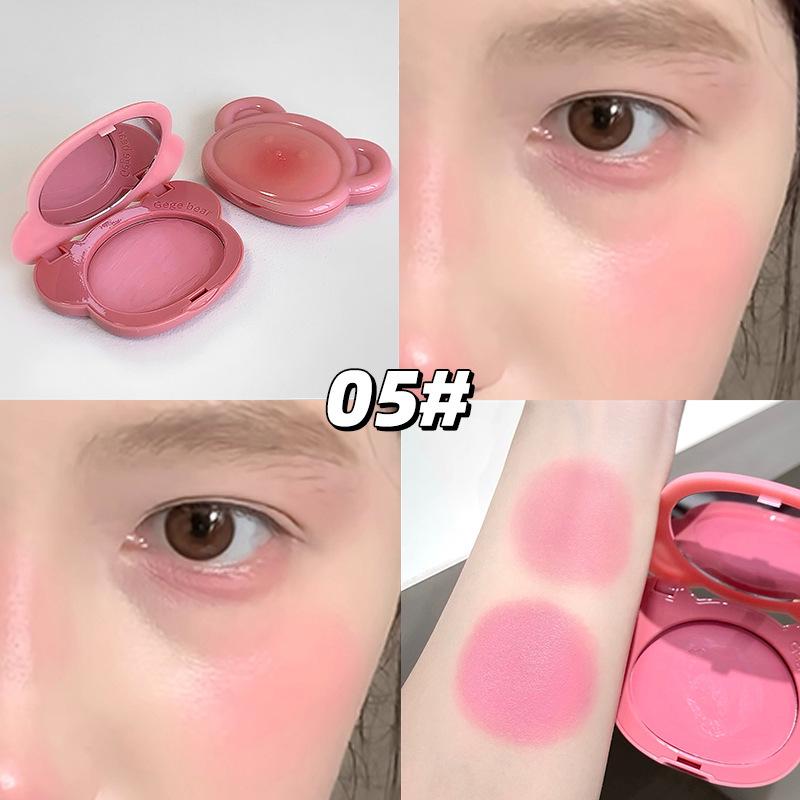 Кремовые румяна Gege Bear Soft Mist - Матовая бархатистая текстура для естественного финиша