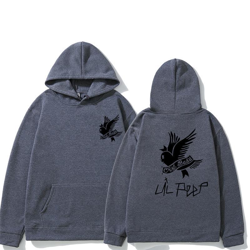 New singer Lil Peep street trend hooded men's and women's pullovers