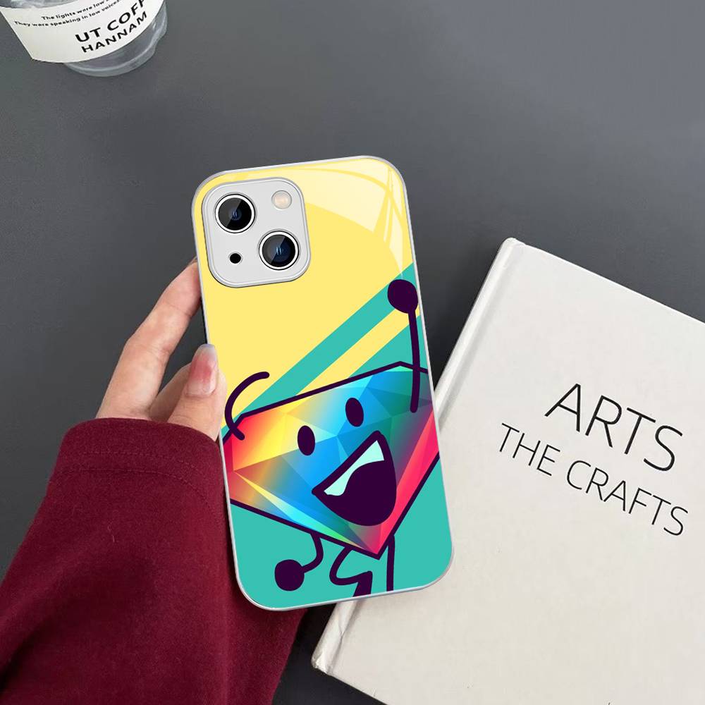 Bfdi Battle For Dream Island Tempered Glass For Iphone 14 13 12 11 Pro Mini XS MAX 14Plus X XS XR Cover