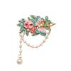 Elegant Chinese Butterfly Flower Tassel Hair Clip for Hanfu & Qipao