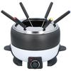 Elektrisk fondueapparat - ALPINA - Cuisinier Deluxe - 800W - 2L Non-stick gryte - 6 Gafler i rustfritt stål