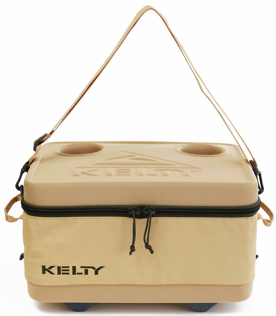 KELTY Outdoor Camping Cooler Box NEW FOLDING COOLER S 35015 Khaki(KHAKI)