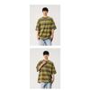Herren Gestreiftes Lockeres Rundhals Casual Kurzarm T-Shirt