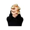 Swarovski Metal Dulcis Ring, Unisex Couple Style gold 52