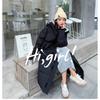 2024 Extra Long Korean Style Over-the-Knee Oversized Winter Puffer Coat