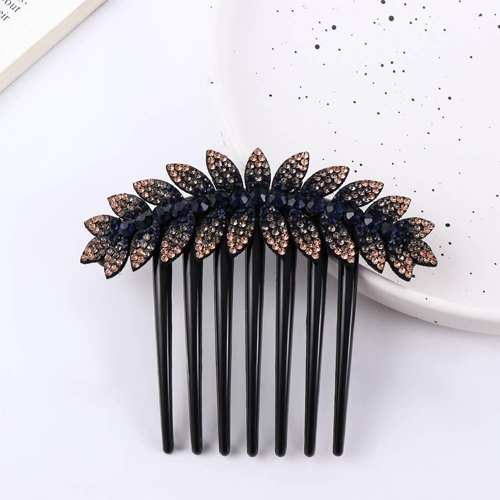 Elegant Hairpins For Girls Flower Leaves Women Hair Comb Hair Claws Korean Barrettes Hair Clips