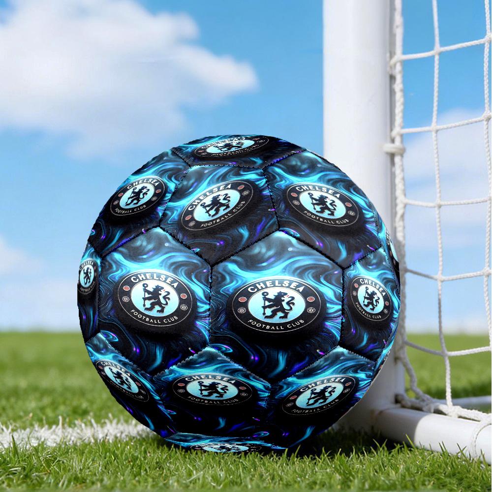 Chel-sea Fc Printed Size 5 Soccer Balls, High-Quality, Anti-Slip, Protective Football, A Unique Gift , Birthdays, Christmas Gifts
