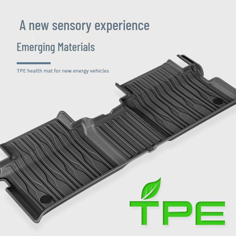 Eco-Friendly TPE Floor Mats for 2023 BYD E2 - Dirt-Resistant, Waterproof, Includes Trunk Mat